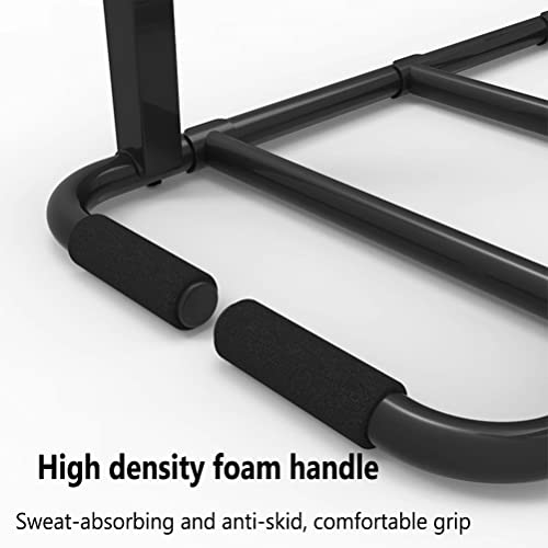 Heavy Wall Mounted Pull-up bar Climbing Frame， Home Gym Ceiling Exercise Training， Horizontal Parallel Bars， Safe and Stable， - color: Silver