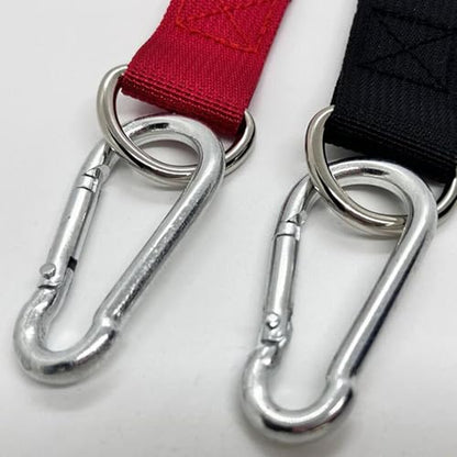 2X Exercise Strap Reusable with Snap Carabiner Adults Garden Cable Pulley System Accessories Sandbag Working Out Load 220lb