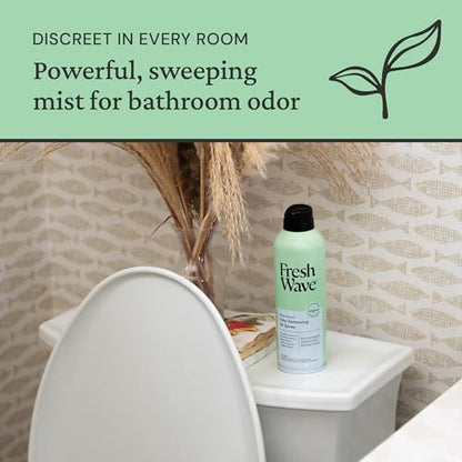 Fresh Wave Original Air Freshener Spray, 8 oz Room Odor Eliminator | Fine mist non-aerosol, Plant oil formula, Bathroom and pet area safe, No sulfates or parabens, Fabric and linen spray - size: 8 Ounce (Pack of 1)