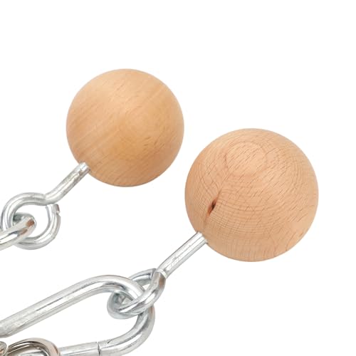 Tbest Pull Up Ball Grip, 1 Pair Anti Slip Rock Climbing Versatile Climbing Ball Hold Grip Strength Training Attachment with Strap for Strength Training Fitness