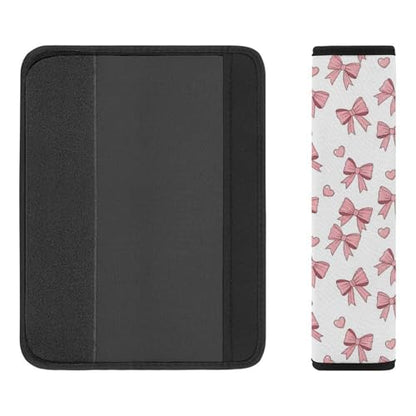2 Pack Cute Pink Bow Seat Belt Shoulder Pad Universal Soft and Comfortable Seat Belt Covers Cushion for Kids, Most Cars, Comfortable Driving - color: Pattern 247