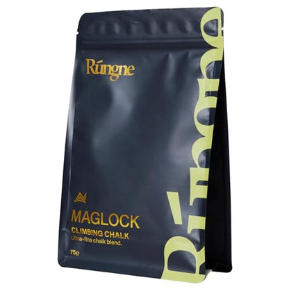 RUNGNE Premium Climbing Chalk - High Performance Chalk for Rock Climbing, Bouldering, Weightlifting & More - Unmatched Grip and Skin Friendly - size: 75 G