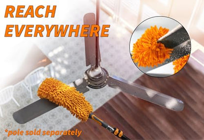 5-30 ft Long Telescopic Extension Pole // Multi-Purpose Extended Pole with Universal Twist-on Metal Tip // Lightweight and Sturdy // Best Telescoping Tool for Painting, Dusting and Window Cleaning - size: 30 Feet