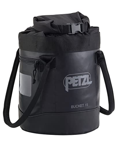 PETZL BUCKET Upright Rope Bag - color: Black, size: 15 Liters