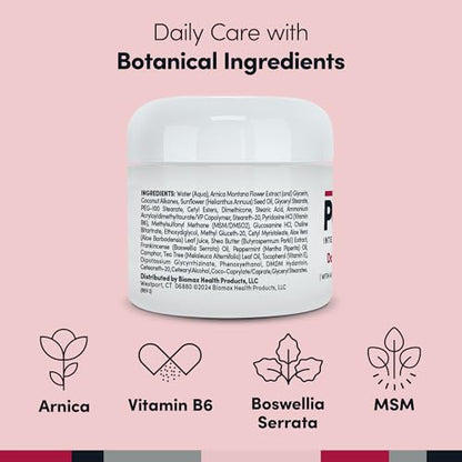 Penetrex Daily Joint & Muscle Care Cream – Soothing Botanical Formula with Arnica, Vitamin B6 & MSM – Lightweight Fast-Absorbing Cream for Everyday Movement - Non-Greasy - Light Scent- 2 oz - size: 2 Ounce (Pack of 1)