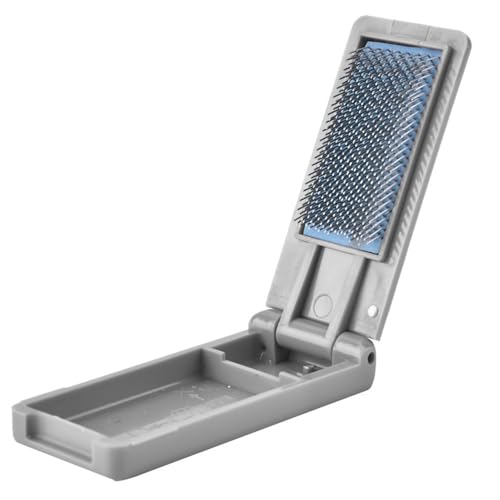 Suede Shoe Brush, Dancing Cleaner for Ballroom Latin Tango Shoe Grey | Foldable Portable Wire Brush for Suede Soles, Professional Dance Shoe Care Tool for Ballroom Tango Latin Dance Shoes - color: Light Grey