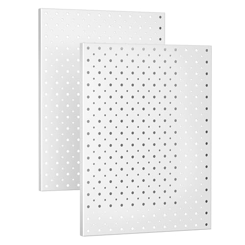Ultrawall Metal Pegboard Panels, Pegboard Wall Organizer, Peg Boards for Wall, Garage Tool Storage Organization, 12"X16", 2pcs, Gray - color: Gray, size: 16x12"- 2 Pcs