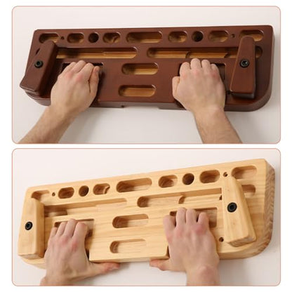 Karlak Climbing G Trainer Board Rock Climbing Wall Climbing Gs Fingerboard for Effective Strength Training Smooth Surf with Detachable Hold