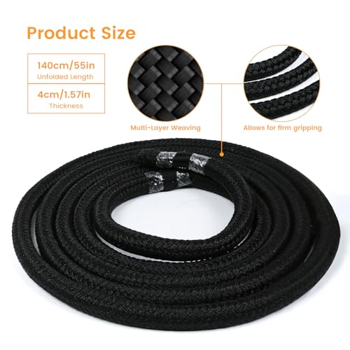 Resistance Trainer Machine, TANBOXMMA Wall-Mount Pulley Rope Trainer with 3-Level Adjustable Resistance Training Machine for Upper Body Workout at Home - style: Replacement Rope