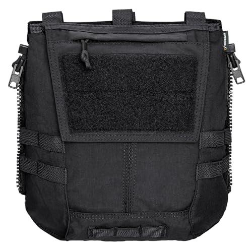 IDOGEAR Tactical Zip-on Panel Pouch Military Backpack Vest Accessory Bag for CPC AVS JPC2.0 - color: C:black