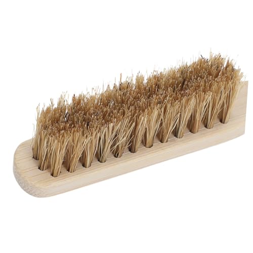 Ergonomic Wood Handle Climbing Hold Brush with Soft Bristles for Bouldering and Humid Environments, Sturdy Rock Climbing Chalk Brush for Removing Chalk and Dirt