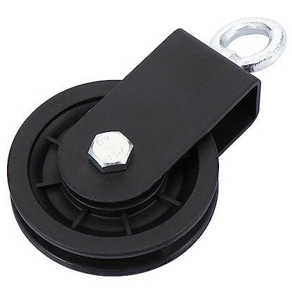 Zerodeko Aluminum Alloy Swivel Groove Wheel Pulley for Strength Training High-Performance Lifting Pulley Bearing Fitness Equipment Accessory for Home Gym