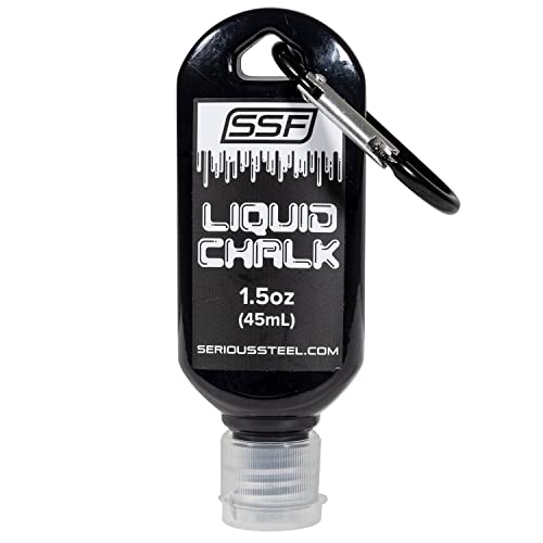 Liquid Chalk/Weightlifting Liquid Chalk Powerlifting, Weightlifting, Rock Climbing, Cross Training Chalk - color: BLACK (1.5 oz / 45 mL)
