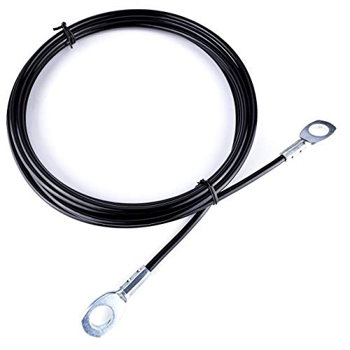 Fitness Pulley Cable,Replacement Cable Machine Accessories,Cable Pulley Attachments for Gym -Thick 5mm(0.2inch) Heavy Duty Steel Wire Rope for Home Gym Cable - size: 98", style: Type-A