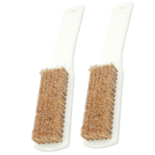 IMIKEYA 2pcs Bouldering Brush for Rock Climbing Stone Cleaning Brush Boar Bristles Handle Climbing Supplies Tool