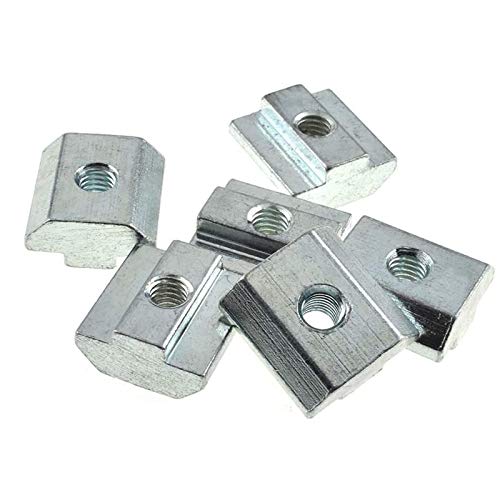 15pcs 4040 Series Sliding T Nuts Metric M4 Thread Slide in Hammer Head T-Nut for Standard 8mm T-Slot Aluminum Extrusion Profile （4040 Series M4） - size: 4040 Series M4