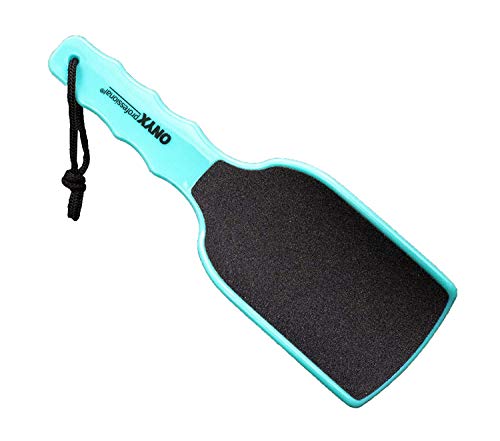 Onyx Professional Double Sided Curved Foot File Removes Dry, Dead Skin, Callus Remover & Makes Feet Smoother - color: No Color, size: 1 Count (Pack of 1)