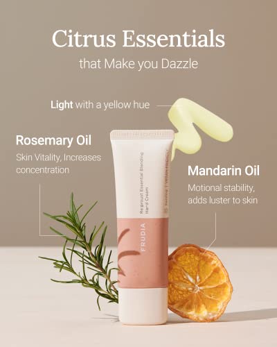 WELCOS FRUDIA Re:proust Essential Blending Hand Cream Dazzling | Korean Skin Care Products for Women & Men | Vegan-Friendly Body Skin Care Products & Beauty Moisturizer Cream (50 g, 1.76 fl oz)