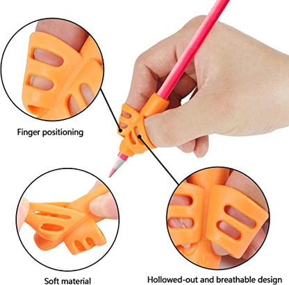 32 Pack Pencil Grips for Kids Handwriting, Pencil Holder Handwriting Grip | Ergonomic Training Pencil Pen Grips, Writing Tool for Toddlers Preschoolers, Children - color: 32pcs