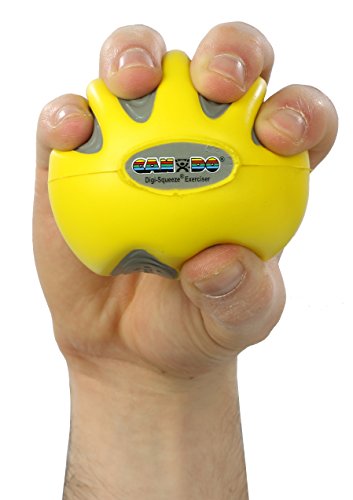 Cando Digi-Squeeze Hand Exerciser, Model Number: 10-1980 Medium - color: Yellow: X-Light, size: Medium