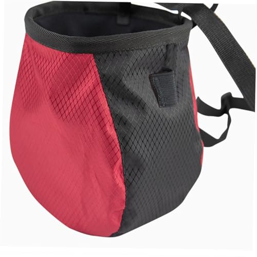 SUPVOX Outdoor Climbing Non-Slip Powder Bag Adjustable Belt Large Capacity Chalk Storage Pouch for Gymnastics and Rock Climbing Reusable Waist Bag for Sports