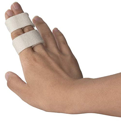 Flents Finger & Toe Wraps, Compression Support Straps, 2 Pack, USA Made | Hook And Loop Closure Provides Adjustable Secure Fit, Helps Stabilize Digits During Recovery, Easy to Use, Comfortable Design - size: Round