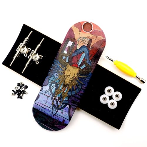 32mm Pro Fingerboard 12 Constellation Series Wooden Finger Board (Taurus) - color: Taurus
