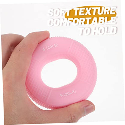 Finger Extension Exerciser Hand Grip Ring for Muscle Strengthening Silicone Fitness Training Tool Hand Grip Strengthener for Tennis Climbing Guitar Player