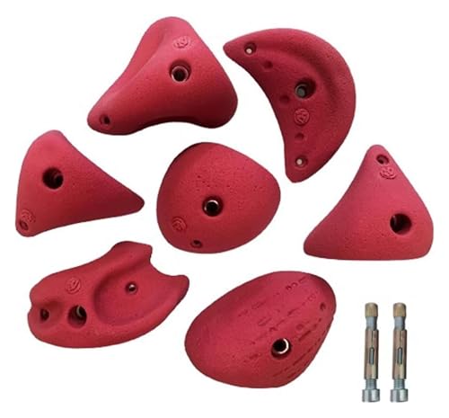 Climbing Kit,Climbing Holds, Resin Rock Climbing,Include Mounting Hardware - Easiest to Hang at Any Angle, Climbing Gym Playground(10 Pack - Wall Installation) - color: 10 Pack - Wall Installation