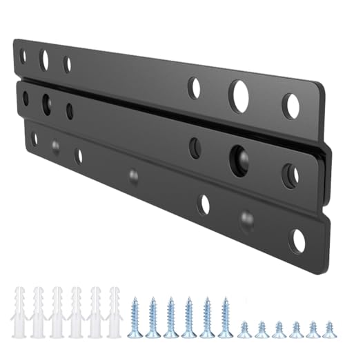 6 inches Z-Style Interlocking French Cleat Hanger,8 Pairs | Metal Picture Hanger Bracket Kit Professional Mirror Hanger for Bathroom Mirrors, Heavy Artwork & Wall Panels (8, 6 Inches) - size: 6 Inch