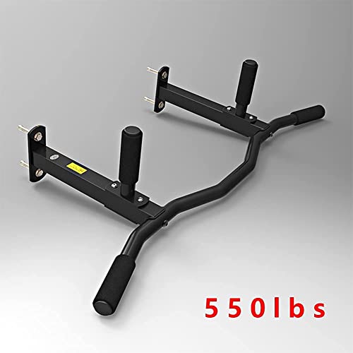 JYDQM Fitness Training Pull Up Bar for Men & Women Ergonomic Ceiling Mounted Pull Up Bar with 4 Grip Positions, Multifunctional Indoor Chin-Up Bar Home Workout Sports Equipment (Size : Straight) - size: Straight