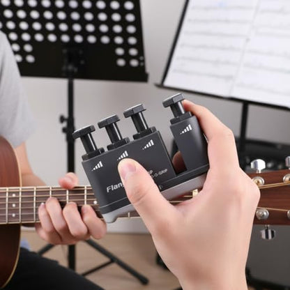 Finger Exerciser Hand Grip Strengthener Guitar Finger Grip Strength Trainer for Athletes Guitar Players Musicians & Physical Finger Training
