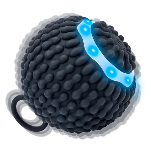 Yitrust 4 Speed Vibrating Massage Ball Rechargeable Vibration Therapy Ball for Hand Tremor & Parkinson's Support - Physical Therapy Massage Device Elderly-Friendly Design