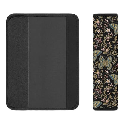 2 Pack Mystical Moth Floral Whimsical Moth Flowers Seat Belt Shoulder Pad Universal Fit Harness Pads Strap for Kids, Car Seats Pushchair Strollers High Chair Pushchair, Shock Absorption - color: Pattern 87