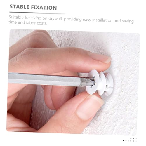 Alipis Hollow Wall Anchors and Self-Drilling Screws Kit 50 Sets Heavy-Duty Drywall Anchors Screws for Secure TV Mounting and Picture Hanging