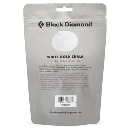 BLACK DIAMOND White Gold Chalk 100% Magnesium Carbonate Loose or Refillable - color: Refillable Chalk Ball, size: 50g