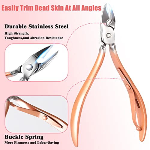 Manicure Set Pedicure Kit Womens Nail Clippers Set 32 in 1 Professional Grooming Care Tools Nail Kit Including Facial, Fingernails and Toenails Care with Travel Case Women (Rose Pink_32 in 1) - color: Rose Pink_32 in 1