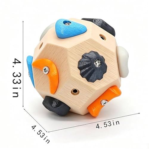 Mountaineering and Rock Climbing Training Ball, Handcrafted Boulder Blocks, Enhance Finger Climbing Strength and Flexibility, Grip Strength Training Device