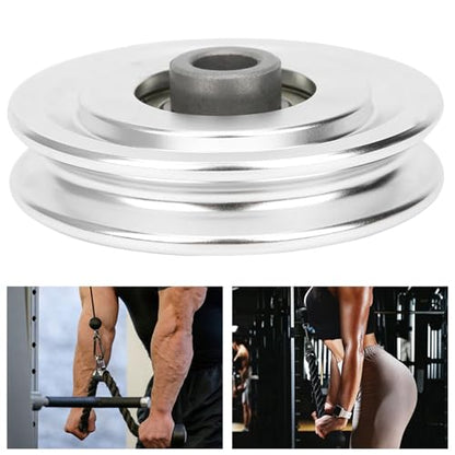 Aluminium Alloy Pulley Wheel, Strength Training Exercise Hardware Fitness Equipment Accessories for Home Gym Equipment Exercise Machine Pulldown Attachments - size: Diameter 70mm
