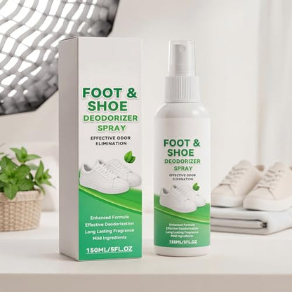 Foot and Shoe Spray Odor Neutralizing Mist for Sneakers Boots Gym Long Lasting Scent