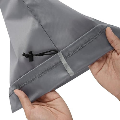 PALTERWEAR Drawstring Bag with Toggle - Nylon Cinch and Ditty Pouch Six-Pack (Gray, 9 x 12 Inch, Set of 6) - color: Gray, size: 9 x 12 Inch