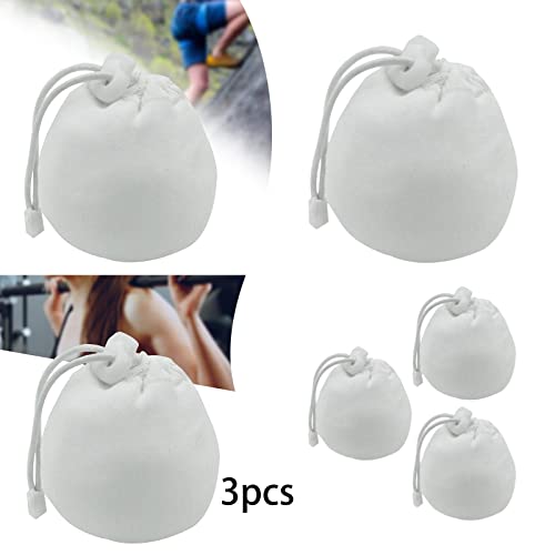 kowaku 4pcs Chalk Bag Drawstring Pouch Wrist Bush Anti Slip Purse Sock for Sports Rock Climbing Fitness Workout Pole Dancing Bouldering