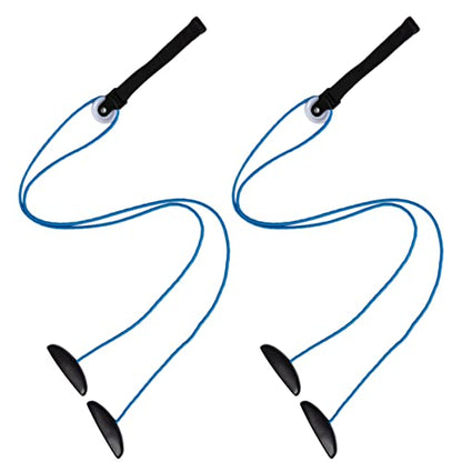 Shoulder Pulley Over The Door Physical Therapy System | Over-the-door exercise pulley designed for shoulder physical therapy exercises. - color: 2PCS-Blue