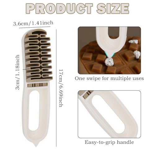 2-in-1 Household Suede Rubber Shoe Brush, Rubber Shoe Cleaning Tools Supplies Easy to Hang, All-Round Cleaning Soft Shoe Brush for Suede Cleaner & Nubuck