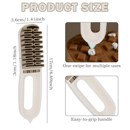 2-in-1 Household Suede Rubber Shoe Brush, Rubber Shoe Cleaning Tools Supplies Easy to Hang, All-Round Cleaning Soft Shoe Brush for Suede Cleaner & Nubuck