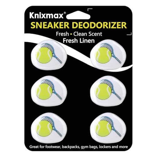 Knixmax Versatile Deodorizer Balls for Shoes Gym Bags Home Freshener for Closets Lockers Odor Eater Eliminate Unpleasant Scent Fresh Linen Tennis