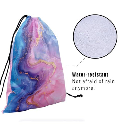 Gymnastics Grip Bag for Gymnasts Gymnastic Drawstring Bag Gym Athlete Bag - color: Marble - Multi, size: 9.25" x 12" (Pack of 1)