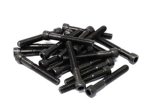 iexcell 20 Pcs 1/4-20 x 1-3/4" Partially Threaded Alloy Steel 12.9 Grade Hex Socket Head Cap Screws Bolts Kit, Black Oxide Finish - size: 1/4-20 x 1-3/4" ( Partially Threaded )