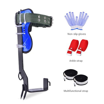Climbing Equipment. Tree - Climbing Kits. Anti - Slip Climbing Tools with footboards. —— Forestry Operation Equipment Suitable for Rock Climbing, Tree Trimming, Hunting, and Fruit Picking. - style: Portable