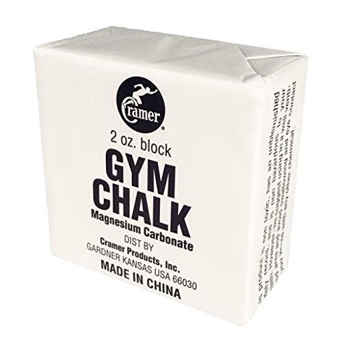 Cramer Gym Chalk Block, Magnesium Carbonate for Better Grip in Gymnastics, Weightlifting, Power Lifting, Pole Fitness, & Rock Climbing, 2 oz
